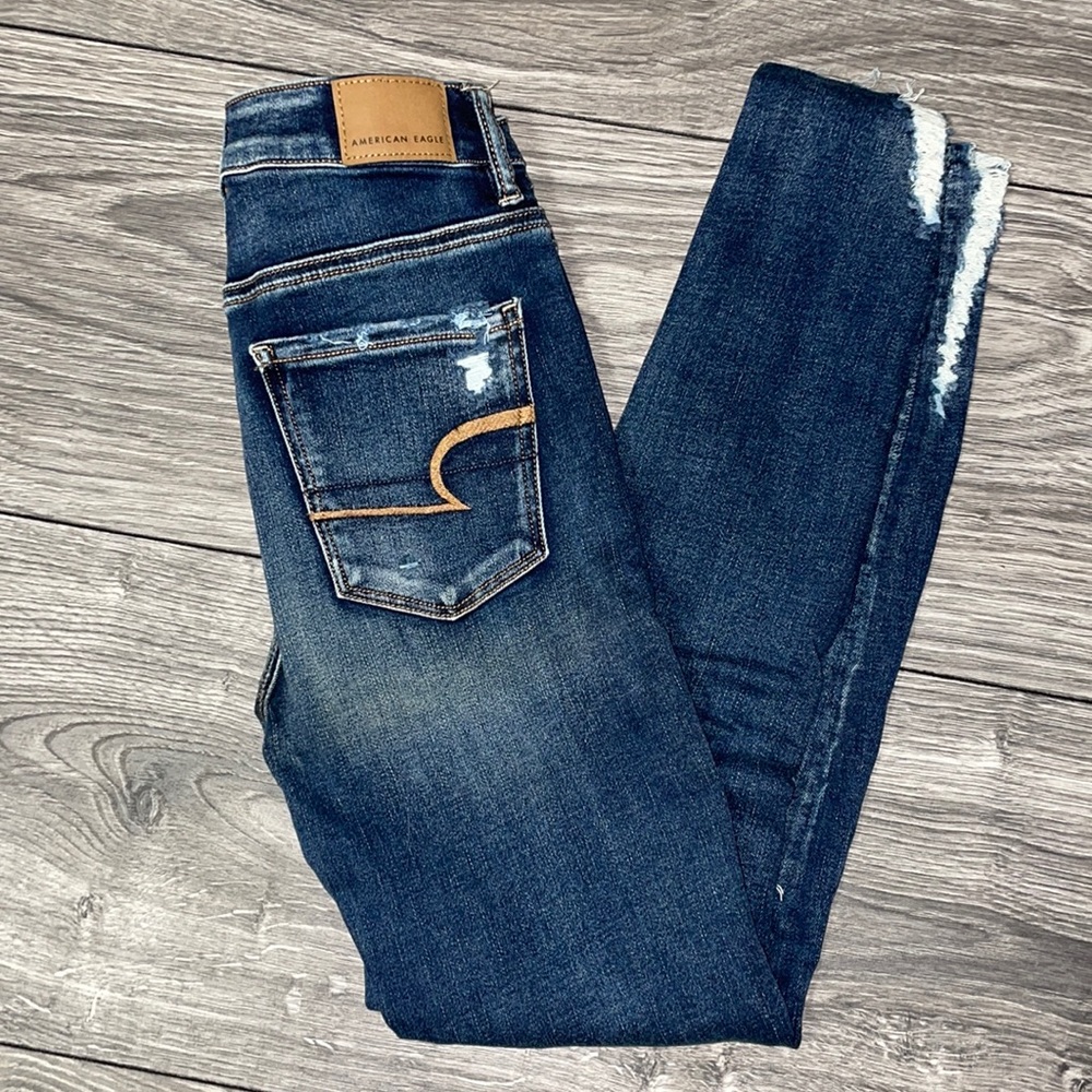 AE Next Level Stretch Super High Rise Jeans
